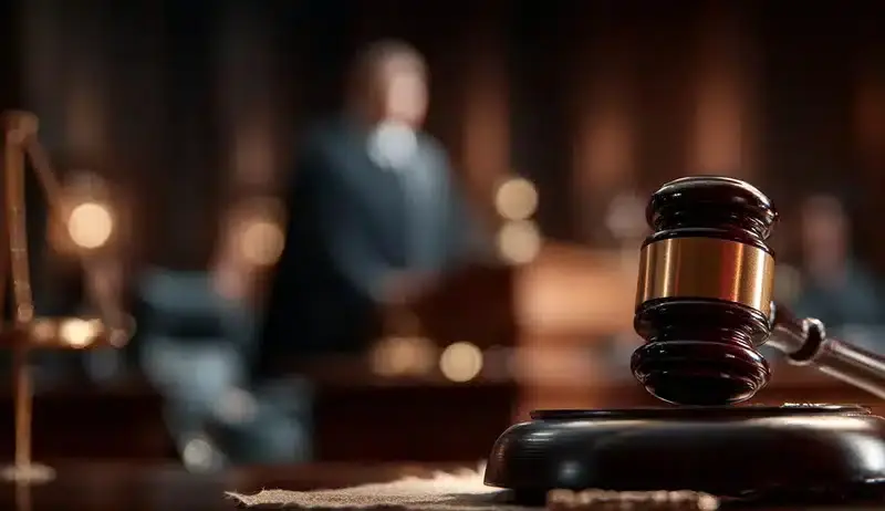 Image of a federal tribunal scene